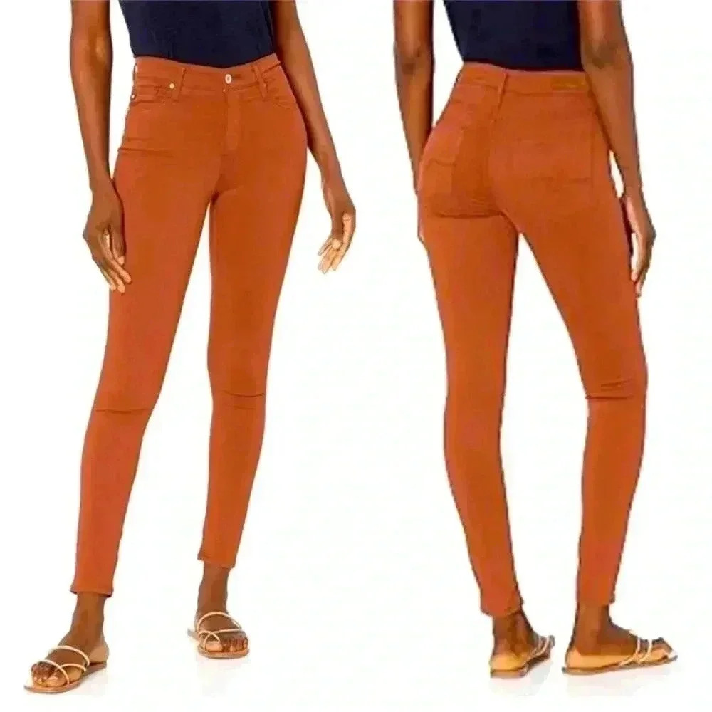 Agolde - skinny pants in clay color ankle denim pants NWT